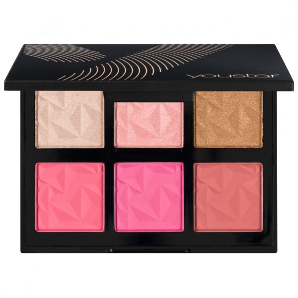 GLAM AND GLOW HIGHLIGHTER AND BLUSH PALETTE 14GR YOUSTAR